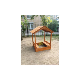 Детская деревянная песочница с крышей Igragrad