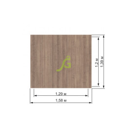 Детская деревянная песочница с крышей Igragrad