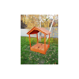 Детская деревянная песочница с крышей Igragrad