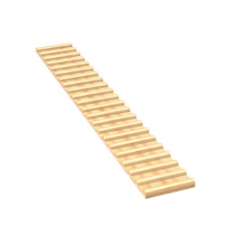 Доска ребристая массажная 200х1500 мм Zavodsporta