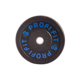 Диск для штанги Profi-Fit Hi-Temp с цветными вкраплениями, d51 20кг