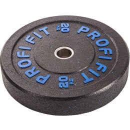 Диск для штанги Profi-Fit Hi-Temp с цветными вкраплениями, d51 20кг