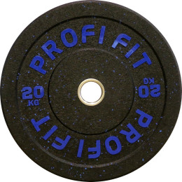 Диск для штанги Profi-Fit Hi-Temp с цветными вкраплениями, d51 20кг