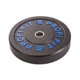 Диск для штанги Profi-Fit Hi-Temp с цветными вкраплениями, d51 20кг