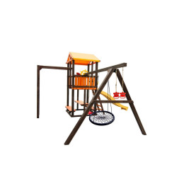 Игровой комплекс Perfetto Sport Bari-6 + качели Паутина