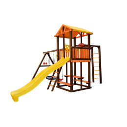 Игровой комплекс Perfetto Sport Bari-6 + качели Паутина