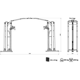 Кроссовер двойной Marbo MP-U204