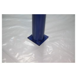 Стойки волейбольные пристенные пара Гимнаст 1.55