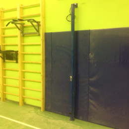 Стойки волейбольные пристенные Glav 03.101