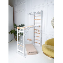 Детский спортивный комплекс Perfetto Sport "Scala in legno 2" bianco-naturale PS-118