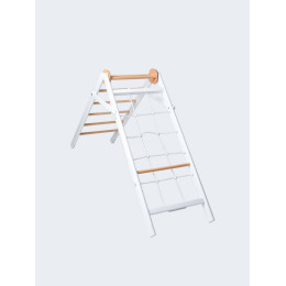 Детский спортивный комплекс Perfetto Sport "Scala in legno 2" bianco-naturale PS-118