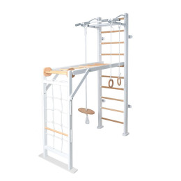 Детский спортивный комплекс Perfetto Sport "Scala in legno 2" bianco-naturale PS-118