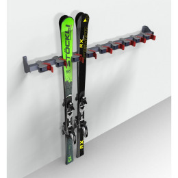 Вешалка ClipS для горных лыж, пристенная 13х67х22,5см Gefest ClipS-04
