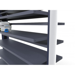 Стеллаж Премиум для шлемов, двухсторонний 219х125х67см Gefest SHPD-75