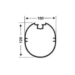 Ворота для регби Haspo алюминиевые 924-600