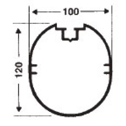 Ворота для регби Haspo алюминиевые 924-600