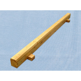 Бревно напольное 5 м. на деревянных ногах Гимнаст 9.05