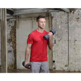 Гантели обрезиненные Reebok 2х20 кг (пара) RSWT-10070