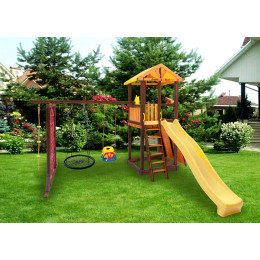 Игровой комплекс Perfetto Sport Pitigliano-11 + качели Паутина