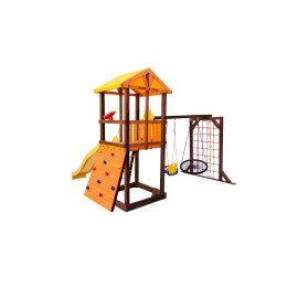 Игровой комплекс Perfetto Sport Pitigliano-11 + качели Паутина