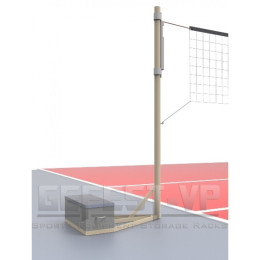 Стойки волейбольные С противовесом Gefest С механизмом натяжения