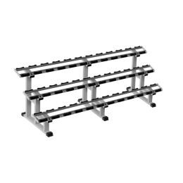 Стойка для профессиональных гантелей 3х ярусная на 18 пар Iron King IK 215