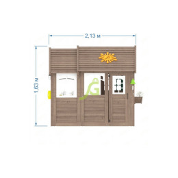 Детский домик IgraGrad Коттедж 2