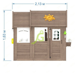 Детский домик IgraGrad Коттедж 2