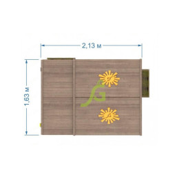 Детский домик IgraGrad Коттедж 2