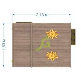 Детский домик IgraGrad Коттедж 2