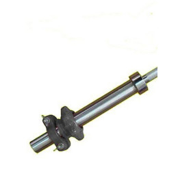 Гриф штанги «Олимпийской» V-Sport 2200 мм, хромированный, нагрузка до 454 кг, с замками L001.1