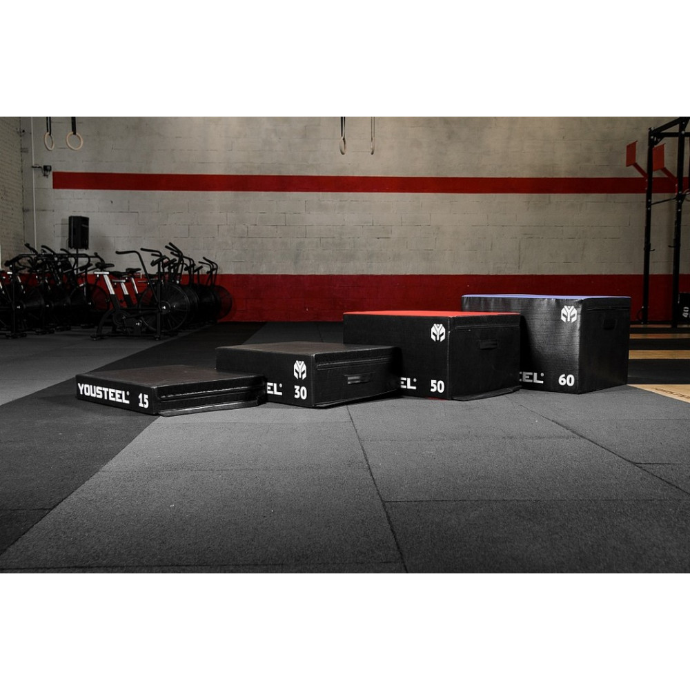 Your steel. Плиобокс безопасный safe Plyobox. Плиобокс безопасный safe Plyobox 15 - 30 - 45 - 60см, арт. 6508с. Тумба для кроссфита. YOUSTEEL оборудование.