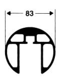 Стойки волейбольные Haspo круглые алюминиевые ф83 мм 924-5321