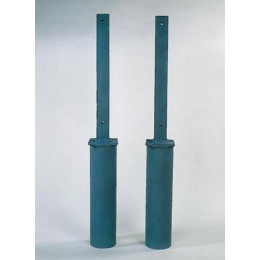 Стойки волейбольные Haspo круглые алюминиевые ф83 мм 924-5321