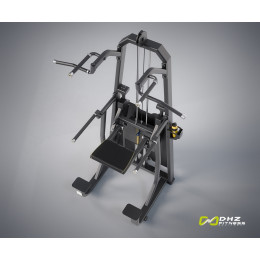 Турник, брусья с противовесом (Dip/Chin Assist) DHZ E-1009В