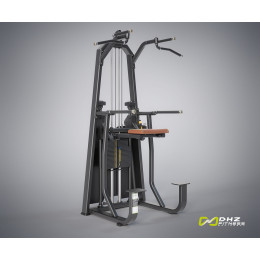 Турник, брусья с противовесом (Dip/Chin Assist) DHZ E-1009В