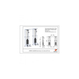 Кроссовер ARMS Биотонус-2 (стек 2х75кг) AR087.2х2200