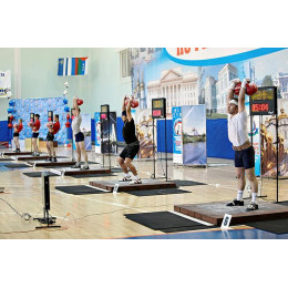 Помост для гиревого спорта Atlet (тренировочный)1,5х1,5х0,1 м IMP-E466