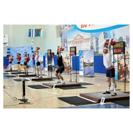 Помост для гиревого спорта Atlet (тренировочный)1,5х1,5х0,1 м IMP-E466