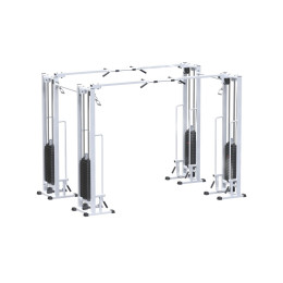 Двойной кроссовер на базе реабилитационной рамы ARMS (стек 4х100кг) AR082.4х100