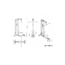 Тяга верхняя / горизонтальная Marbo MH-W106