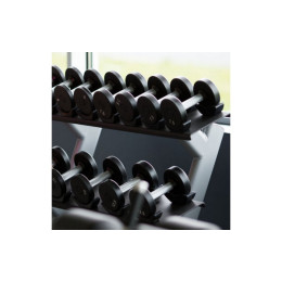 Подставка под гантели на 10 пар в 2 ряда Precor DBR812