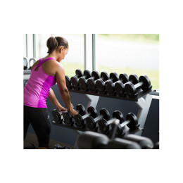 Подставка под гантели на 10 пар в 2 ряда Precor DBR812