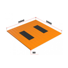 Помост тяжелоатлетический тренировочный 3х3х0,05м Glav 13.101
