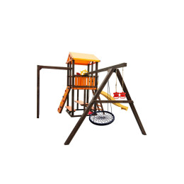 Игровой комплекс Perfetto Sport Bari-7 + качели Паутина