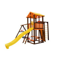 Игровой комплекс Perfetto Sport Bari-7 + качели Паутина