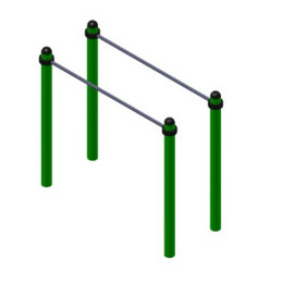 Брусья стационарные (с хомутами) Hercules W-2.9 3460