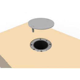 Стойки волейбольные В гильзах Gefest С механизмом натяжения