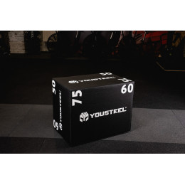 Тумба мягкая для запрыгивания YouSteel 75х60х50см