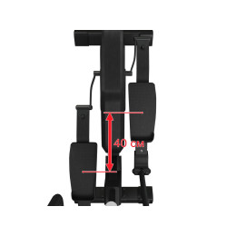 Эллиптический тренажер UnixFit SL-400X Black (коврик в подарок)